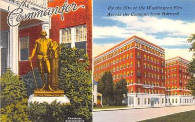 The Commander Hotel Cambridge, Massachusetts Postcard
