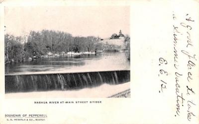 Nashua River Clinton, Massachusetts Postcard