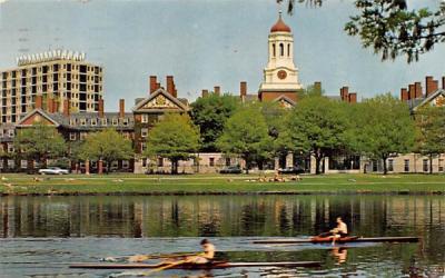 Dunster House & Charles River Cambridge, Massachusetts Postcard