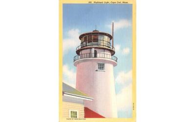 Highland Light Cape Cod, Massachusetts Postcard