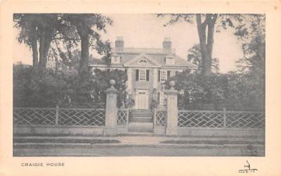 Craigie House Cambridge, Massachusetts Postcard
