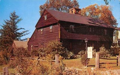 Old Indian House Deerfield, Massachusetts Postcard