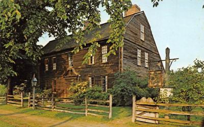 Ashley House Deerfield, Massachusetts Postcard