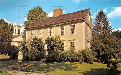 Wells-Thorn House Deerfield, Massachusetts Postcard