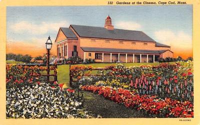Gardens at the Cinema Dennis, Massachusetts Postcard