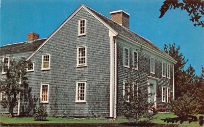 Josiah Dennis (Salt Box) House Massachusetts Postcard