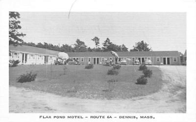Flax Pond Motel Dennis, Massachusetts Postcard