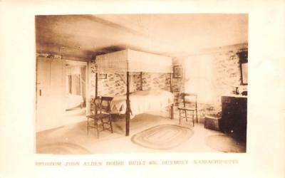 Bedroom  Duxbury, Massachusetts Postcard