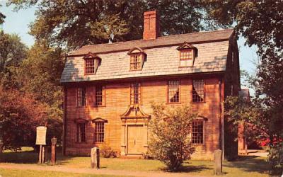 Dwight-Barnard House Deerfield, Massachusetts Postcard