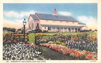 Gardens at the Cinema Dennis, Massachusetts Postcard