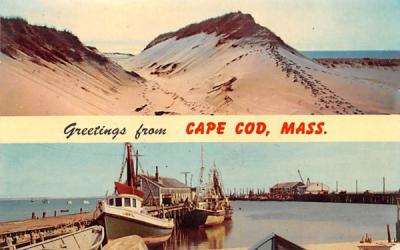 Greetings from Cape Cod Dennis, Massachusetts Postcard