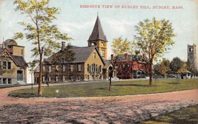 Birdseye View of Dudley Hill Massachusetts Postcard