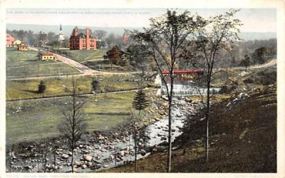The Home of Senator Crane Dalton, Massachusetts Postcard