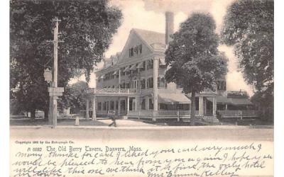 The Old Berry Tavern Danvers, Massachusetts Postcard