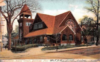 Baptist Temple Dorchester, Massachusetts Postcard