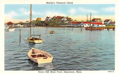 Tower Hill Shore Front Edgartown, Massachusetts Postcard