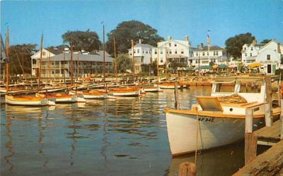 The famous Harborside Inn Edgartown, Massachusetts Postcard