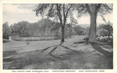 The Campus from Marquand Hall East Northfield, Massachusetts Postcard