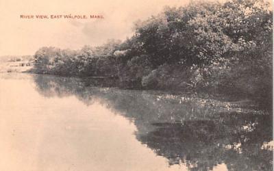 River View East Walpole, Massachusetts Postcard