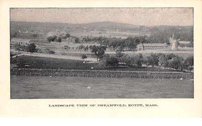 Landscape View of Dreamwold Egypt, Massachusetts Postcard
