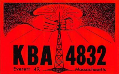 KBA 4832 Everett, Massachusetts Postcard