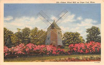 Oldest Wind Mill Eastham, Massachusetts Postcard