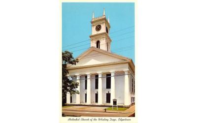 Methodist Church of the Whaling Days Edgartown, Massachusetts Postcard