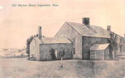 Old Mayhew House Edgartown, Massachusetts Postcard