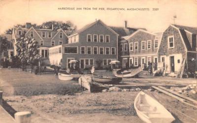 Harborside Inn from the Pier Edgartown, Massachusetts Postcard