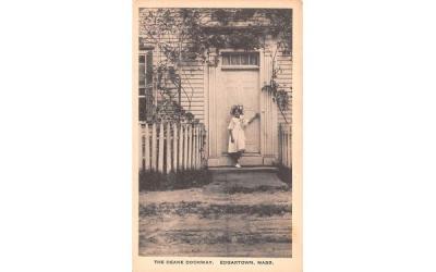 The Deane Doorway Edgartown, Massachusetts Postcard