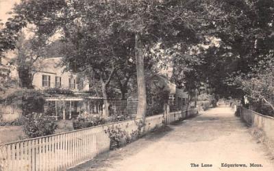 The Lane Edgartown, Massachusetts Postcard