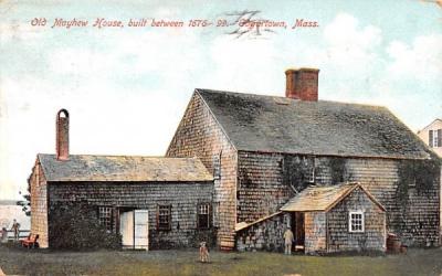 Old Mayhew House Edgartown, Massachusetts Postcard
