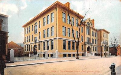 The Chapman School East Boston, Massachusetts Postcard