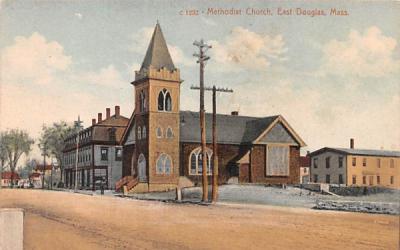 Methodist Church East Douglas, Massachusetts Postcard