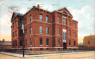 Lyman School East Boston, Massachusetts Postcard