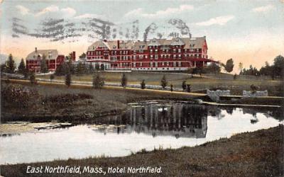 Hotel Northfield East Northfield, Massachusetts Postcard