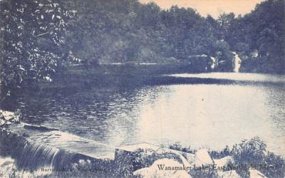 Wanamaker Lake  East Northfield, Massachusetts Postcard