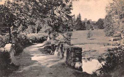 Perry Pond Walk East Northfield, Massachusetts Postcard