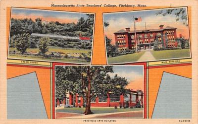 Massachusetts State Teachers' College Postcard