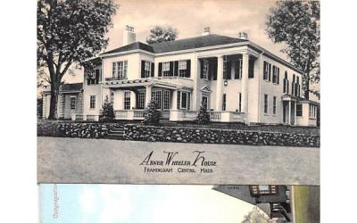 Abner Wheeler House Framingham Center, Massachusetts Postcard