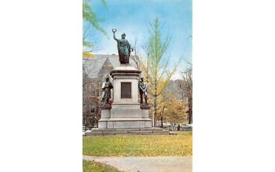 Civil War Monument Fitchburg, Massachusetts Postcard