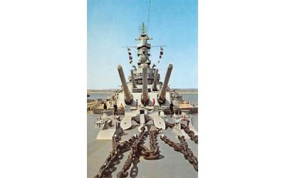 USS Massachusetts Postcard