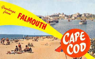 Greetings from Falmouth Massachusetts Postcard