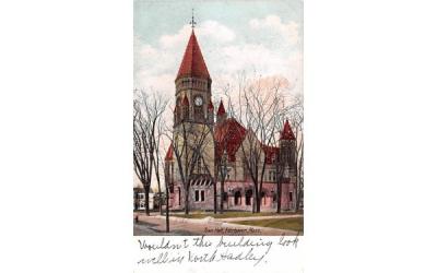 Town Hall Fairhaven, Massachusetts Postcard