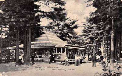 Whalom Park Depot Fitchburg, Massachusetts Postcard