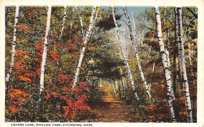 Lovers Lane Fitchburg, Massachusetts Postcard