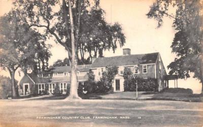 Framingham Country Club Massachusetts Postcard