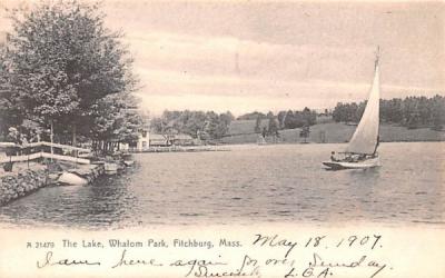 The Lake  Fitchburg, Massachusetts Postcard