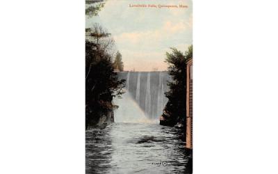 Lovellville Falls, Quinapoxet Falmouth, Massachusetts Postcard