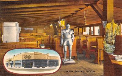 Main Dining Room Fitchburg, Massachusetts Postcard